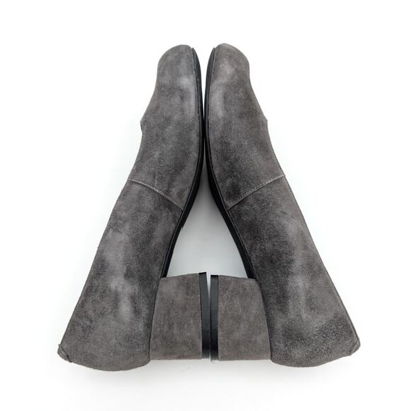 Jeffrey Campbell Suede Birdie Block Heeled Pump Women's Gray Size US8 EU39 - Picture 7 of 11